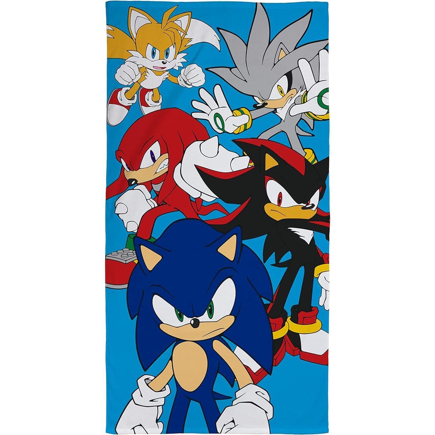 Sonic The Hedgehog Characters Towel