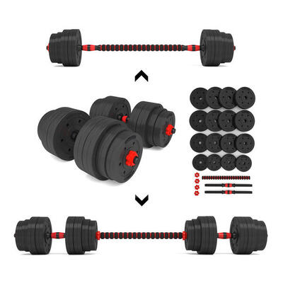 Verstelbare halter en dumbbell set - 40 kg