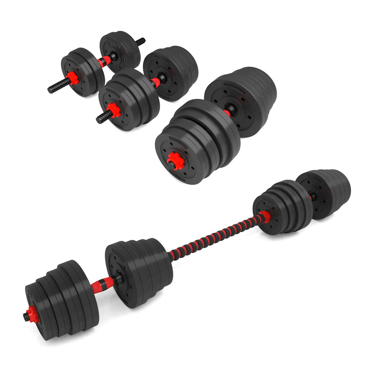 Verstelbare Halter en Dumbbell Set - 30 kg 5/7