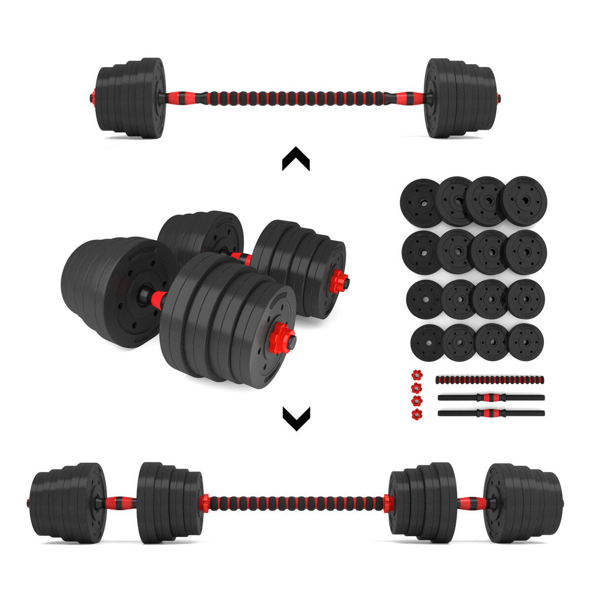 Verstelbare Halter en Dumbbell Set - 30 kg 1/7