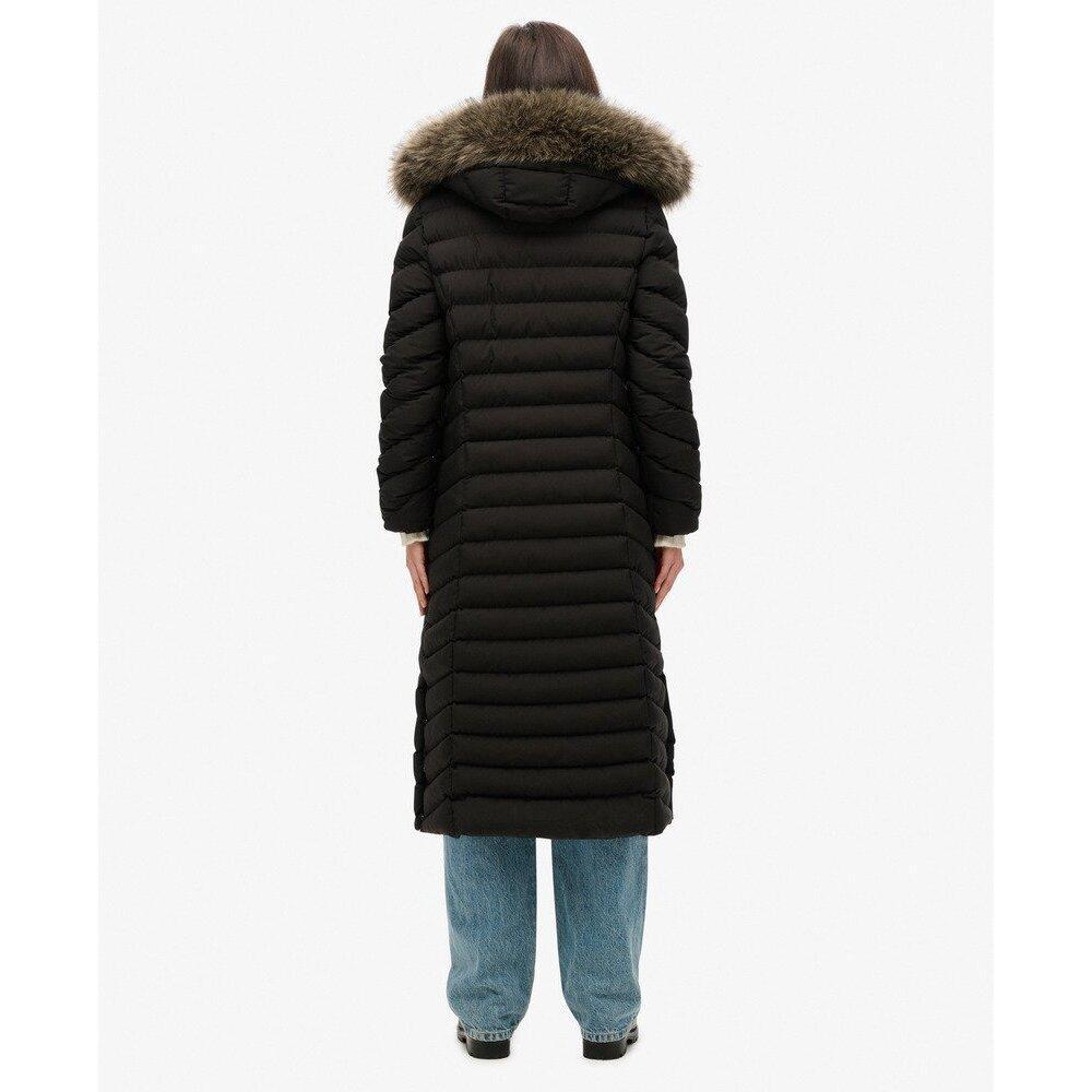 Doudoune longue à capuche en fausse fourrure femme Superdry Fuji 3/5