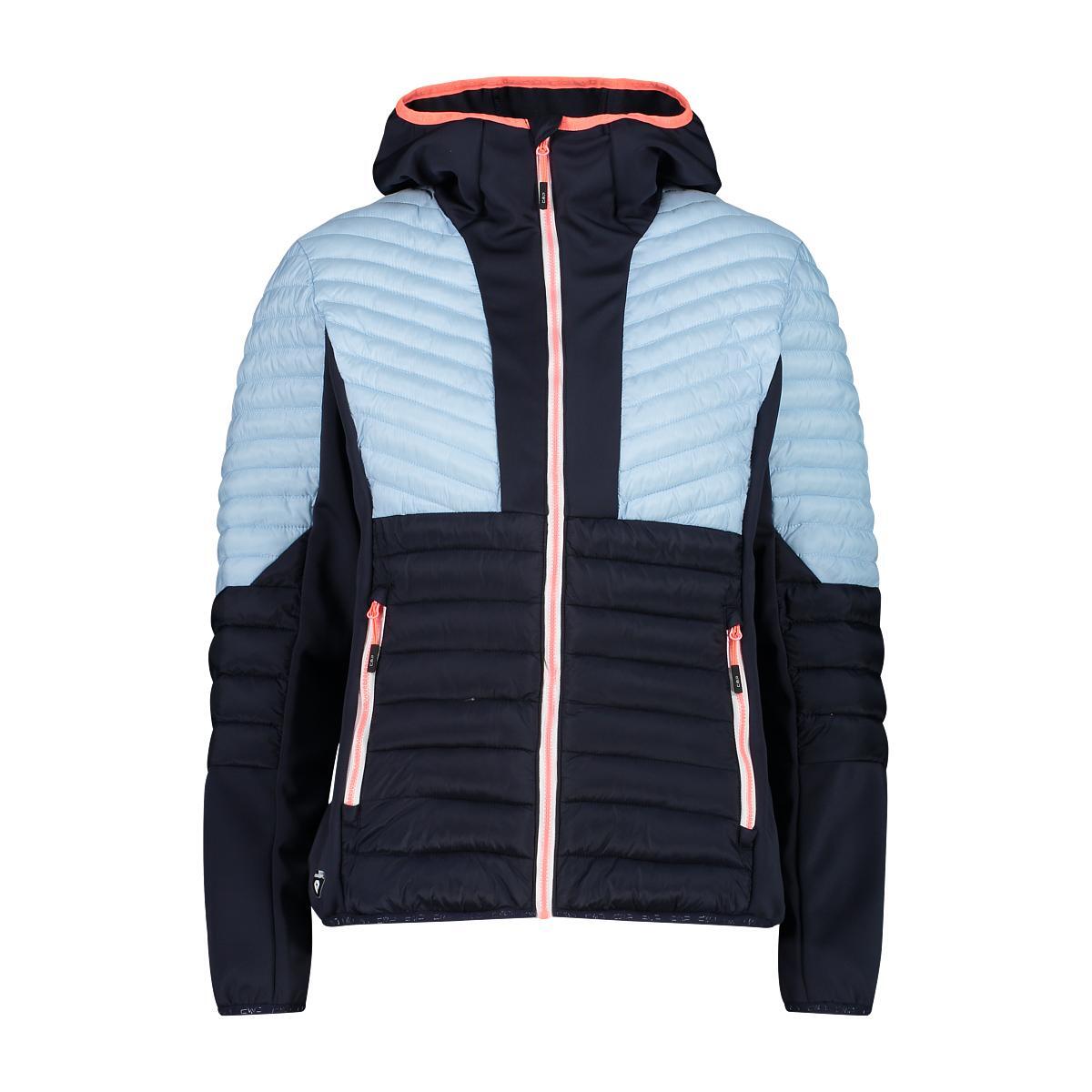 Doudoune à capuche hybride Unlimitech femme CMP 1/3