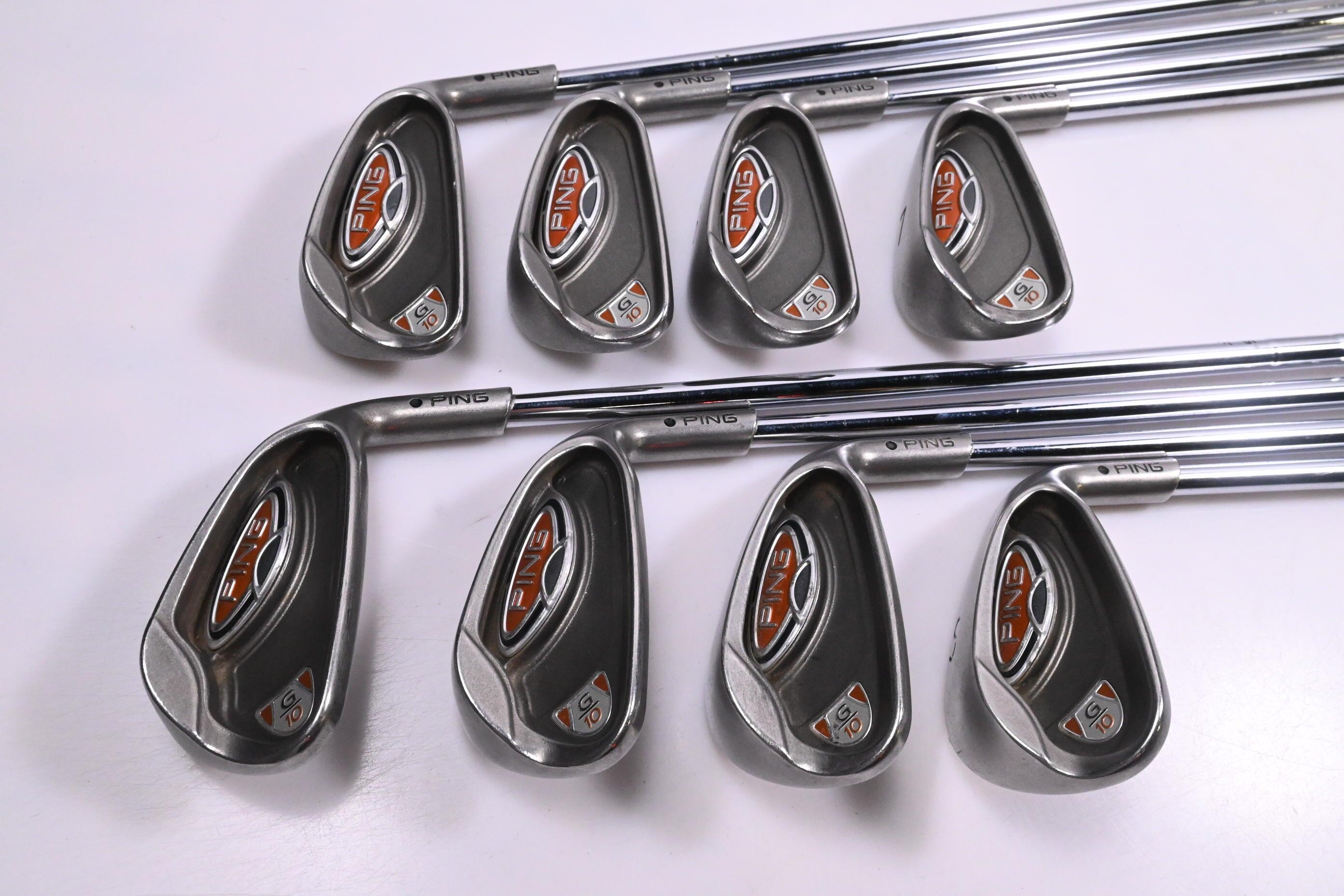 Ping G10 Irons / 4-PW+SW / Black Dot / Regular Flex Ping AWT