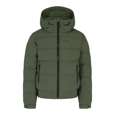 Meisjes skijas met capuchon protest eliny