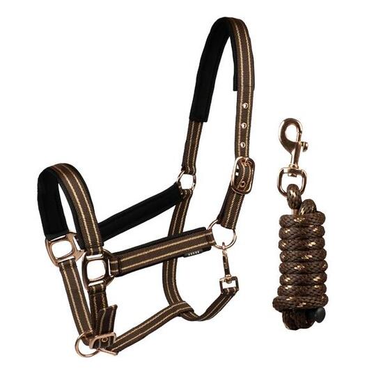Licol pour cheval avec longe Horka Deluxe