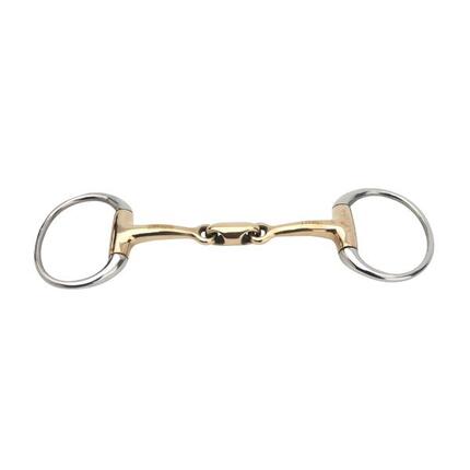 Mors 2 anneaux pour cheval double joint gb Horka