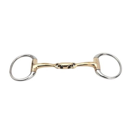 Mors 2 anneaux pour cheval double joint gb Horka