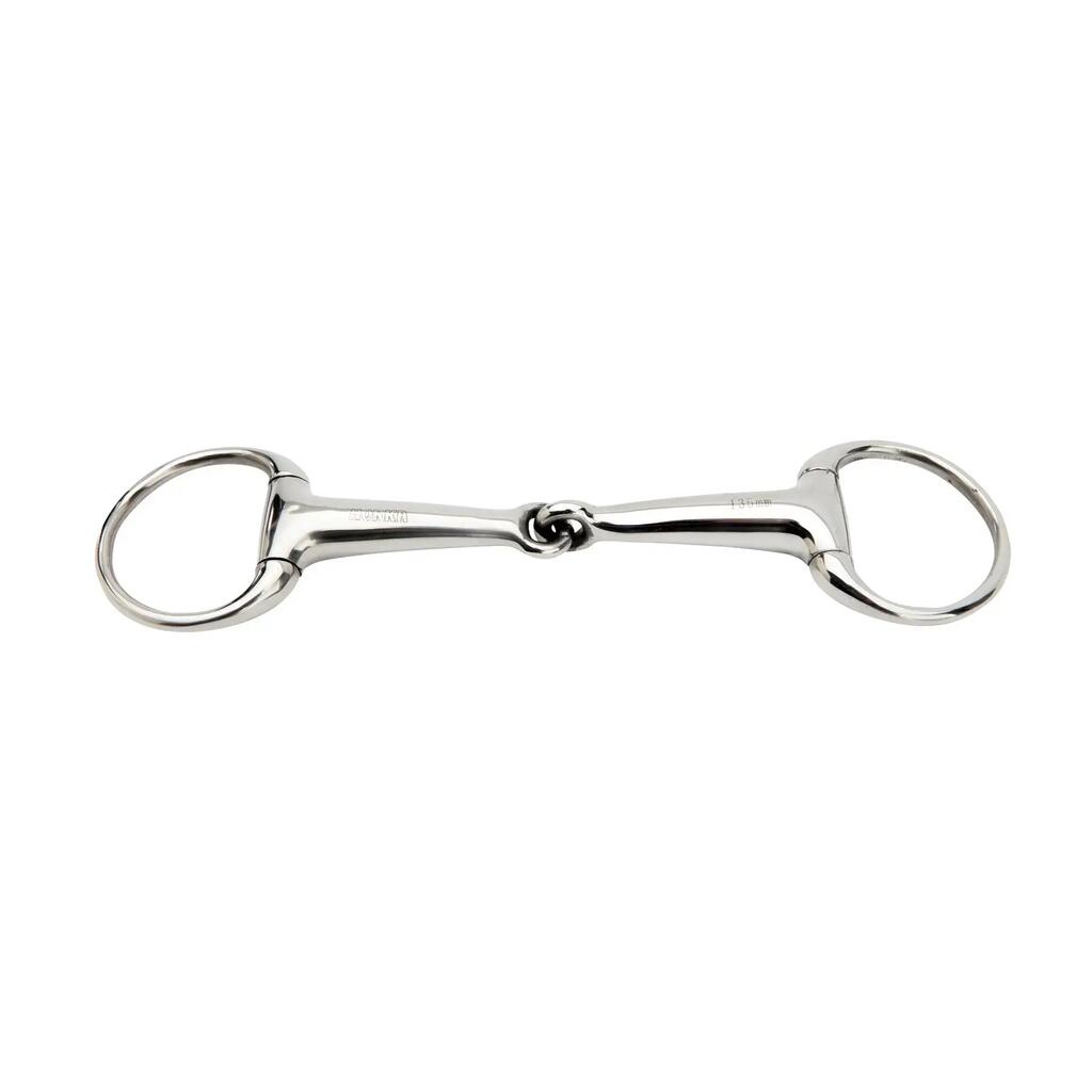 Hollow double-ring bit for horse HORKA