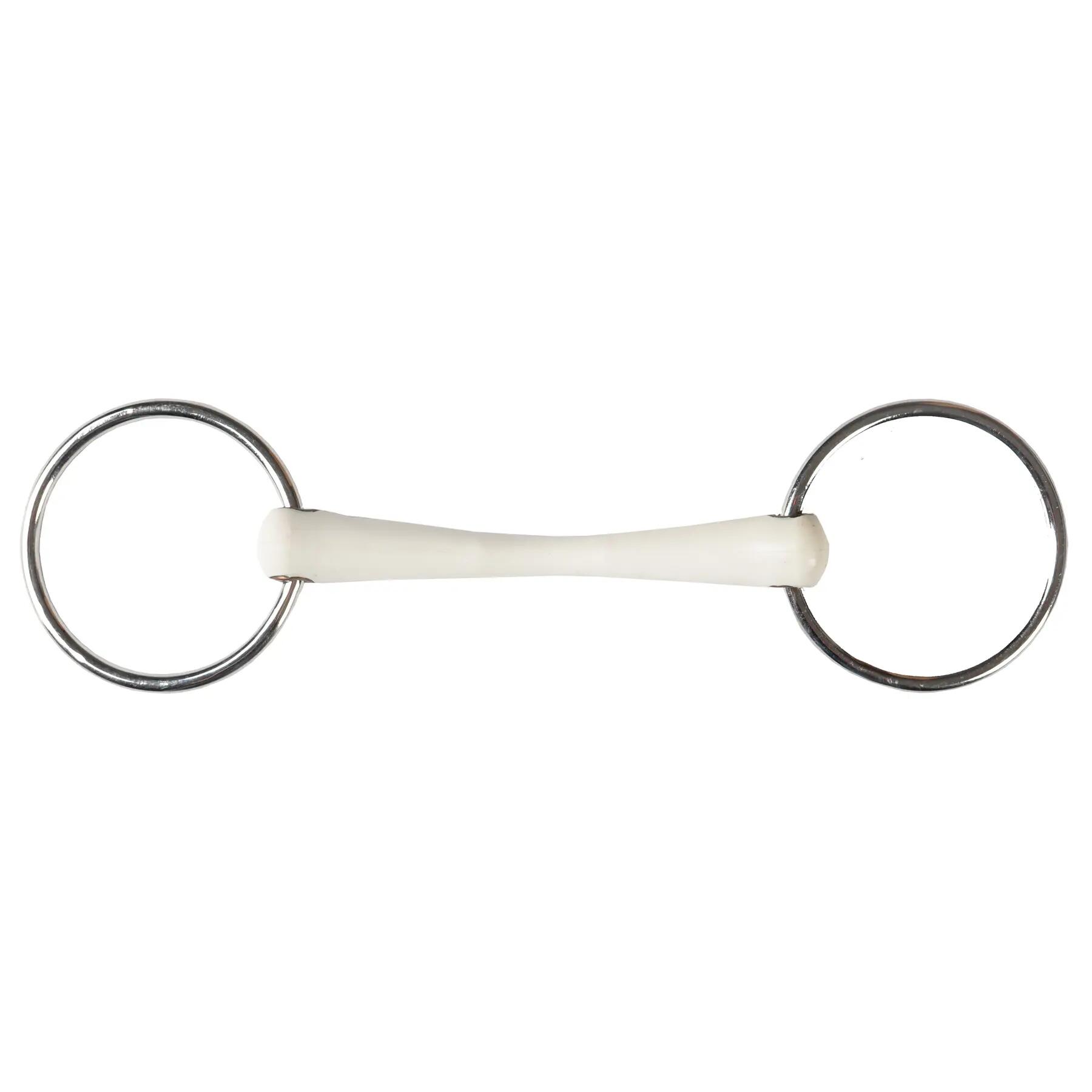 Mors flexible 2 anneaux pour cheval Horka 1/1