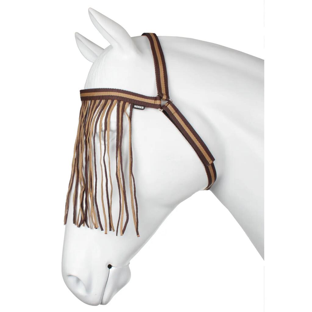 Anti-fly browband for horse HORKA