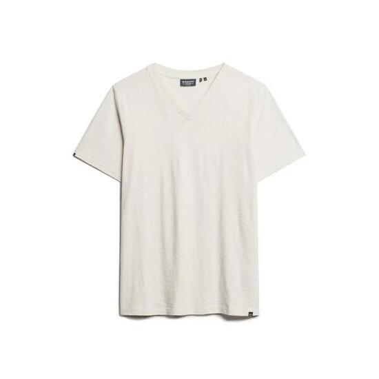 T-shirt flammé et col en V Superdry