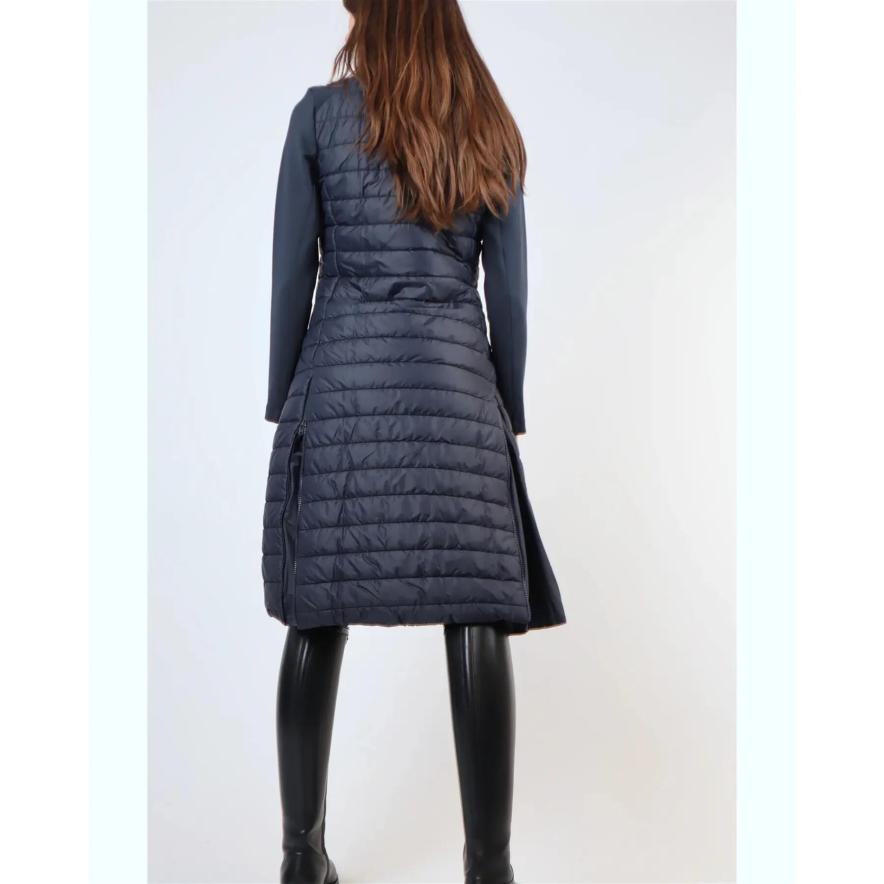 Doudoune équitation long femme Montar Emma 2/2