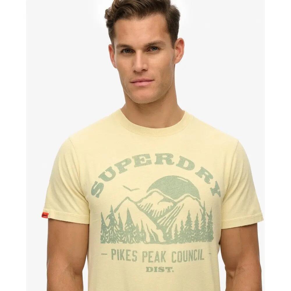T-shirt Superdry Lo-fi Outdoor Mono 3/4