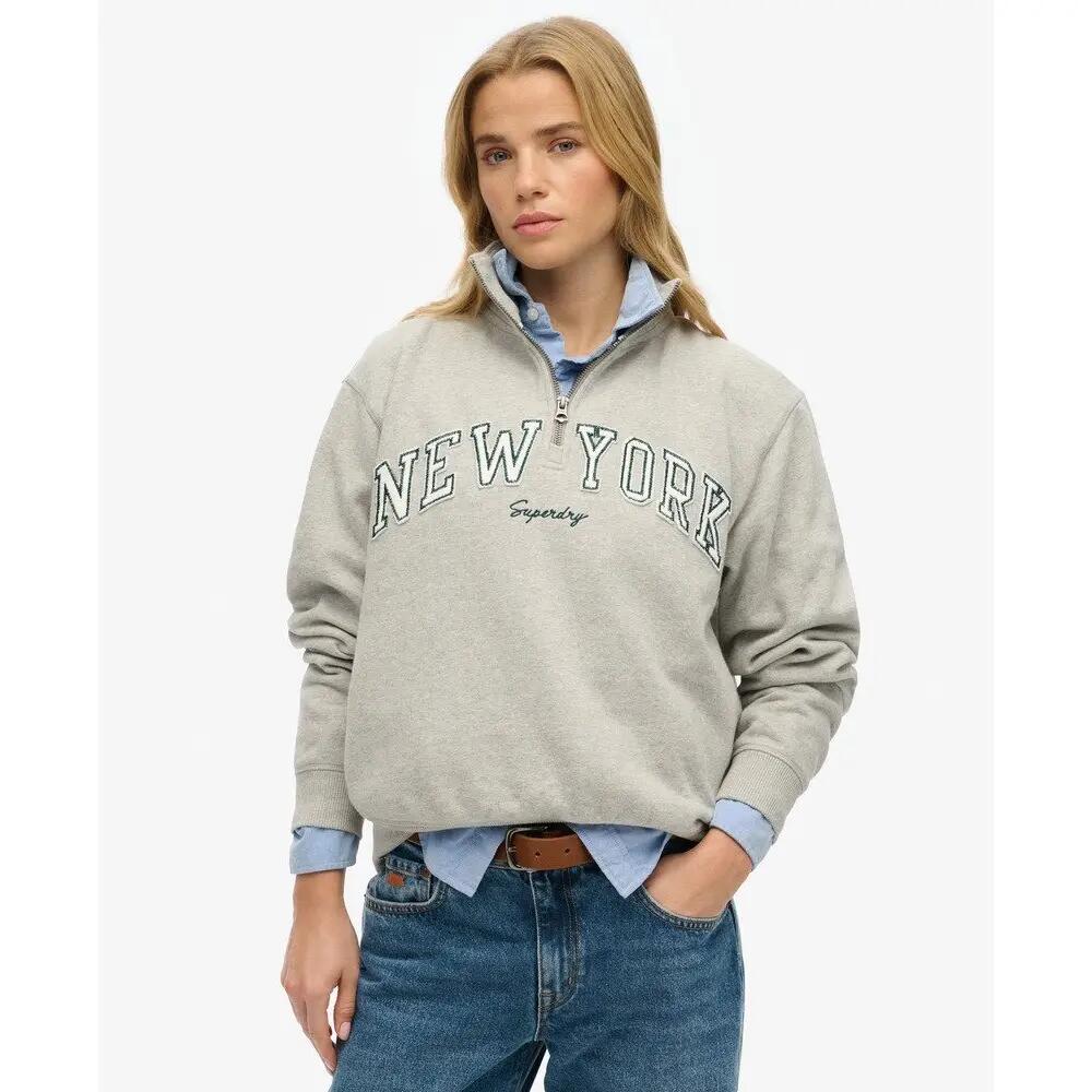 Sweatshirt 1/2 zip femme Superdry Athletic Ess Applique 2/6