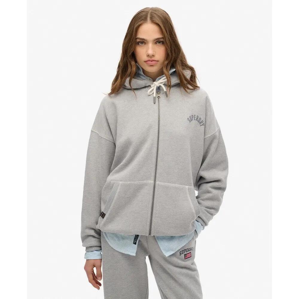 Sweatshirt à capuche zippé femme Superdry Athletic Essential 2/7
