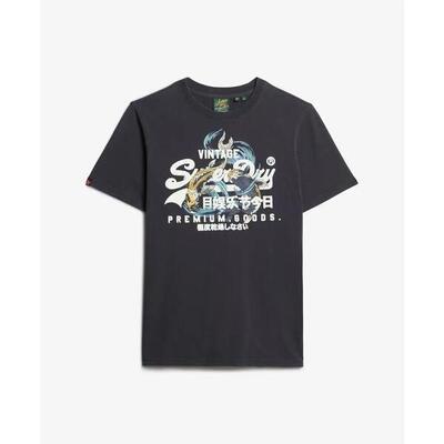 Casual t-shirt superdry vintage logo tokyo
