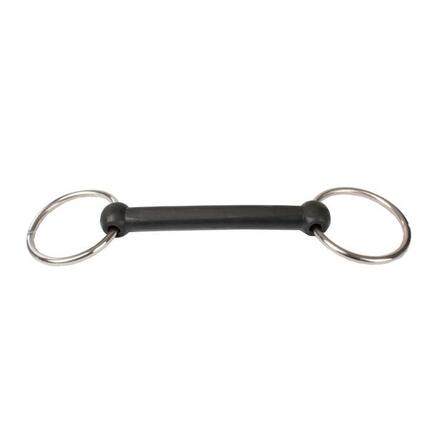 Mors caoutchouc 2 anneaux pour cheval Horka