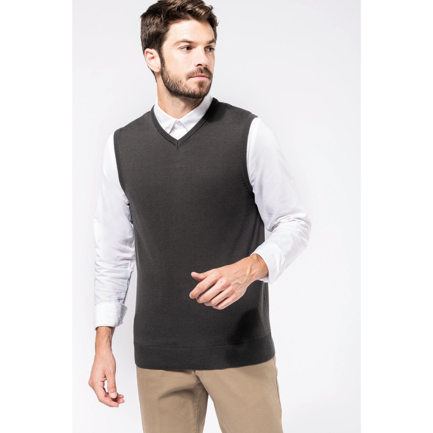 Cardigan in lana con scollo a V Kariban 3/7