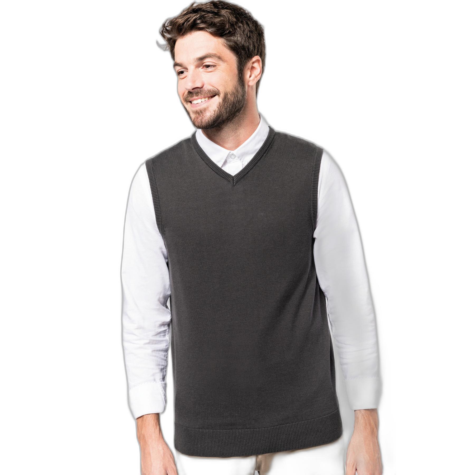 Cardigan in lana con scollo a V Kariban 2/7