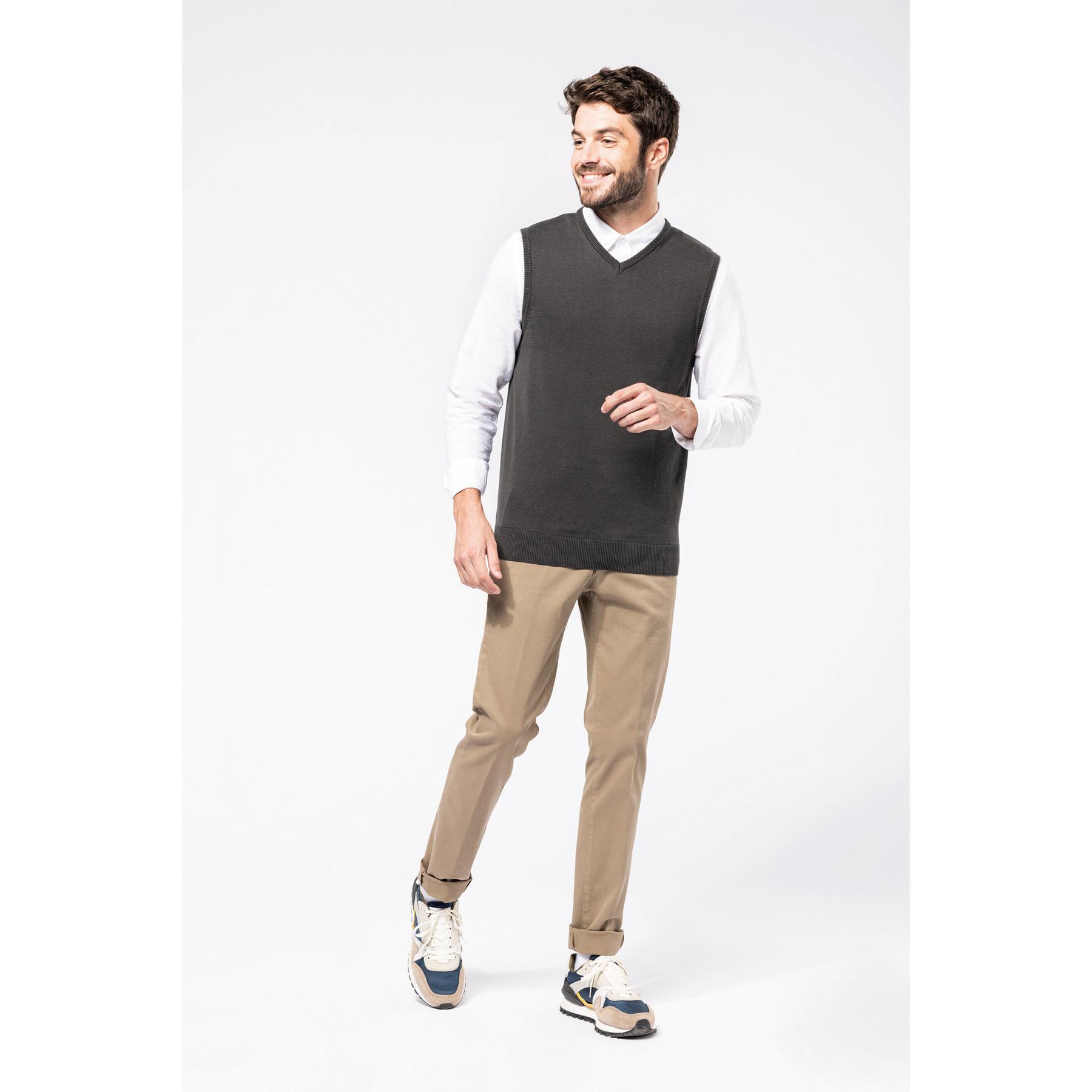 Cardigan in lana con scollo a V Kariban 4/7