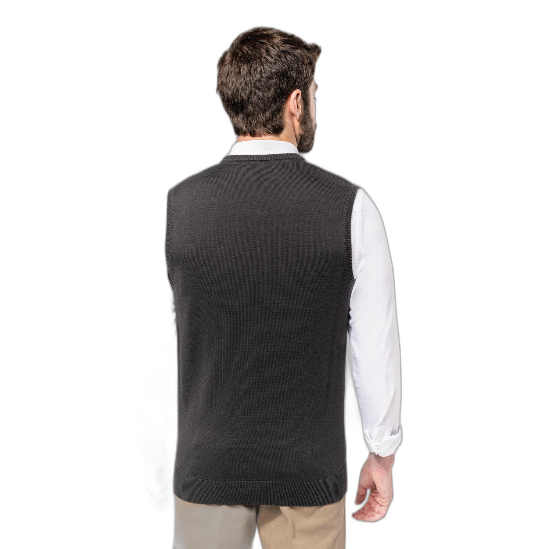 Cardigan in lana con scollo a V Kariban 6/7