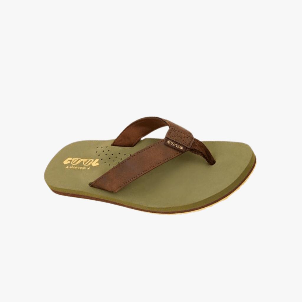 Cool Sin olive slippers