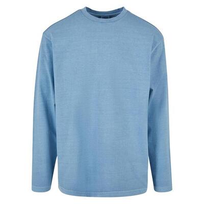 Oversized t-shirt met lange mouwen urban classics heavy garment dye