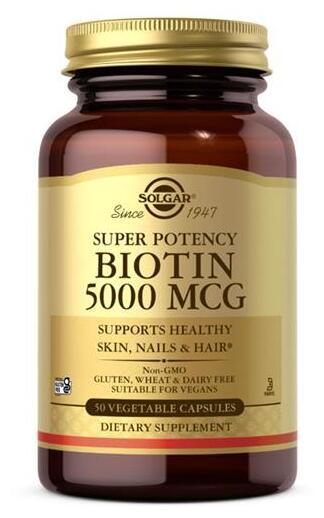 Biotina 5000 mg 100 Comprimidos 1/3