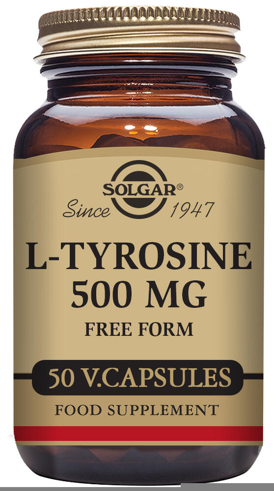 L-Tirosina 500 mg 50 Cápsulas 1/3