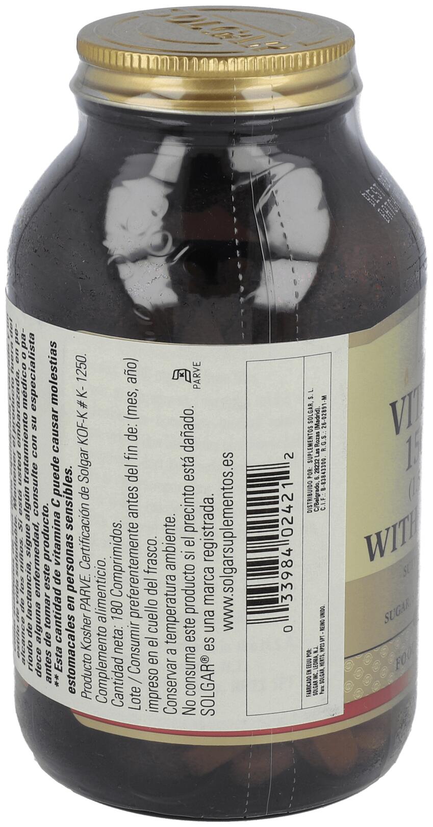 Vitamina C with Rose Hips 1500 mg 1/3