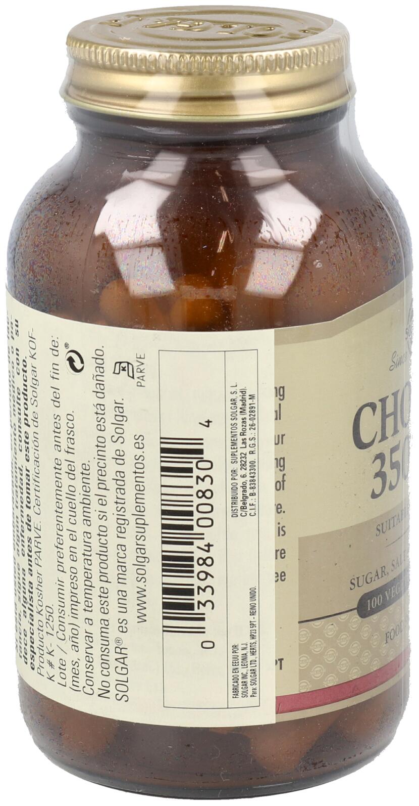 Colina 350 mg 100 Cápsulas 3/3