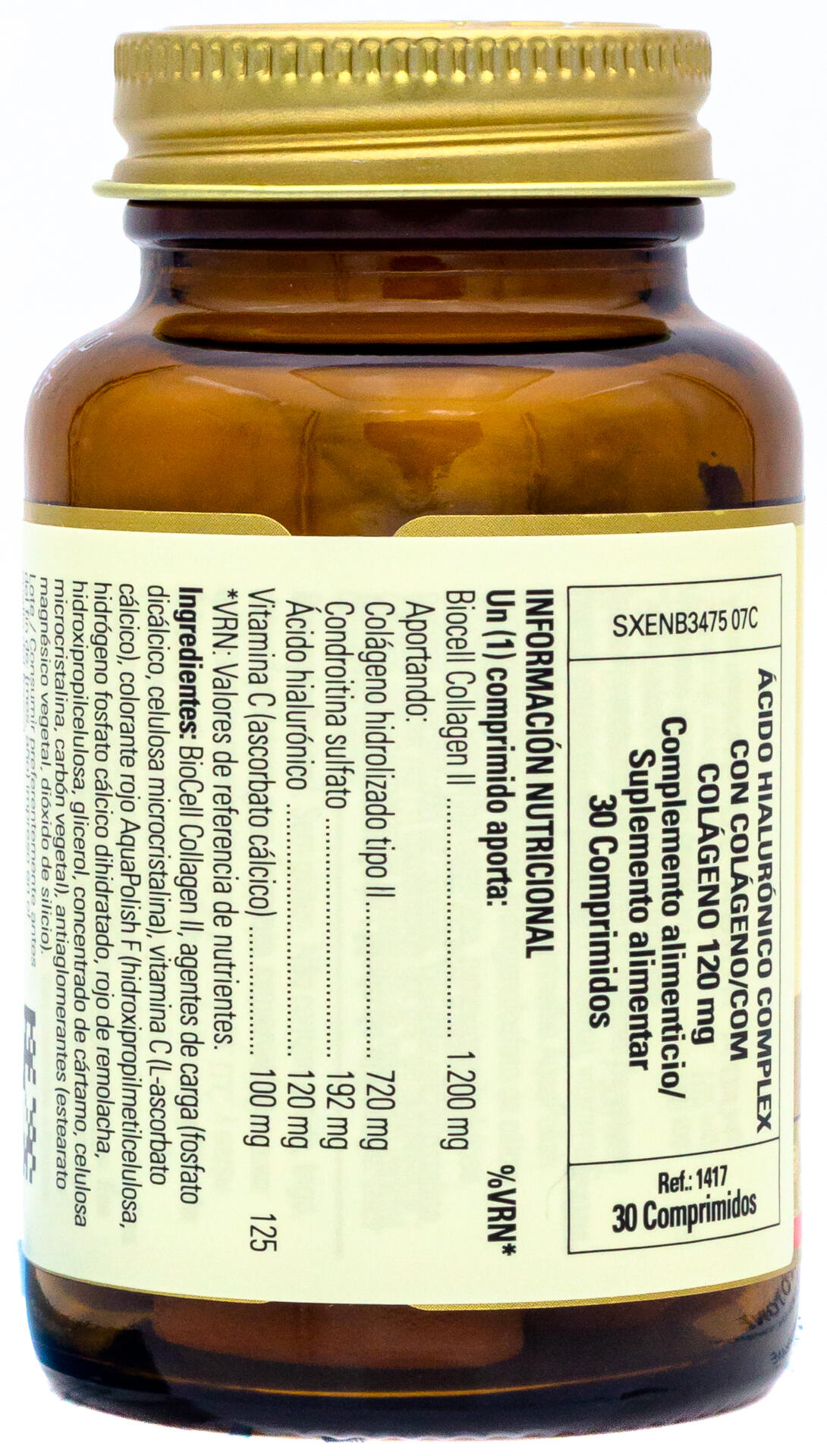 Acido Hialurónico Complex 120 mg 30 Comprimidos 3/3