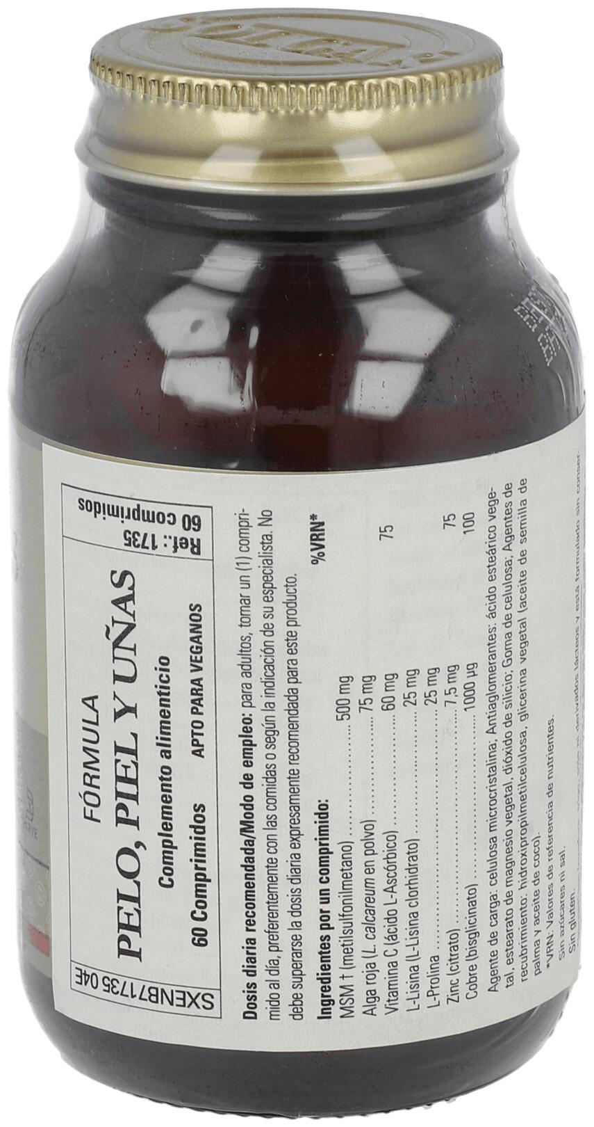Piel Uñas y Cabello 60 Tabletas 2/3