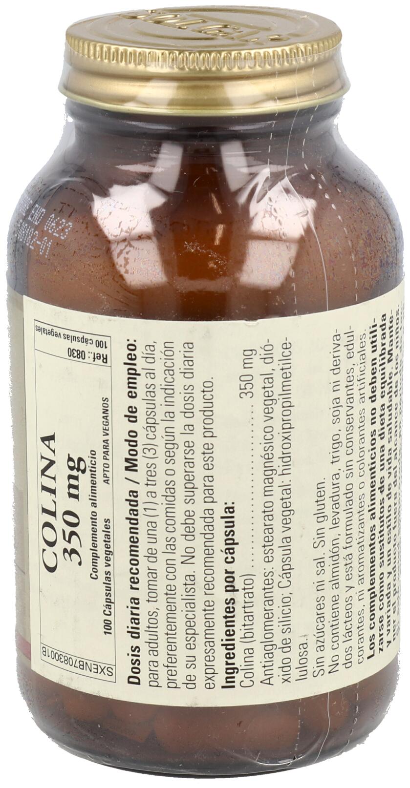 Colina 350 mg 100 Cápsulas 2/3