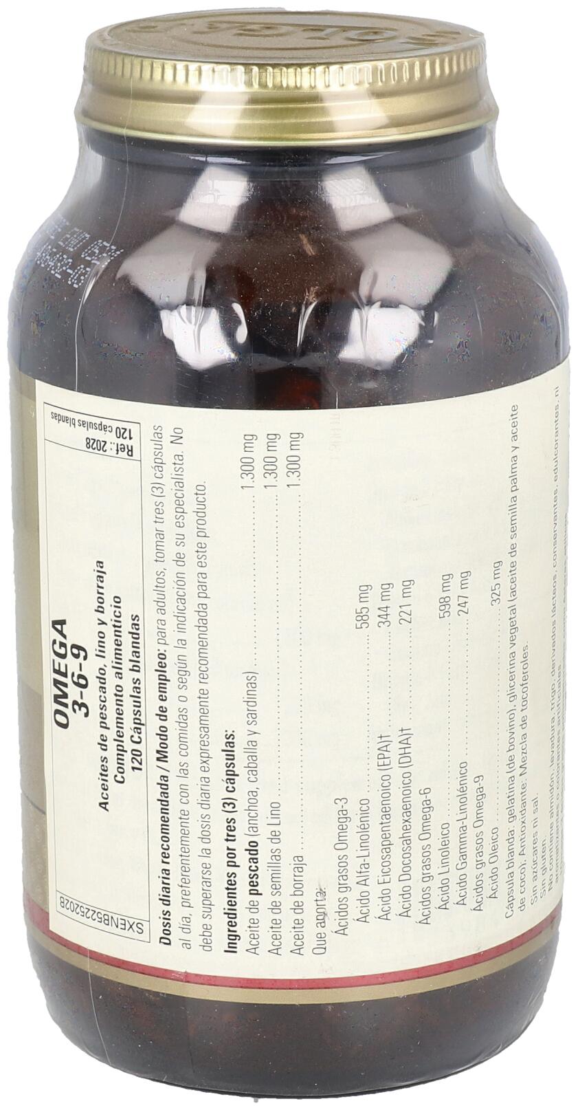 Omega 369 Cápsulas Gelatina Blanda 3/3
