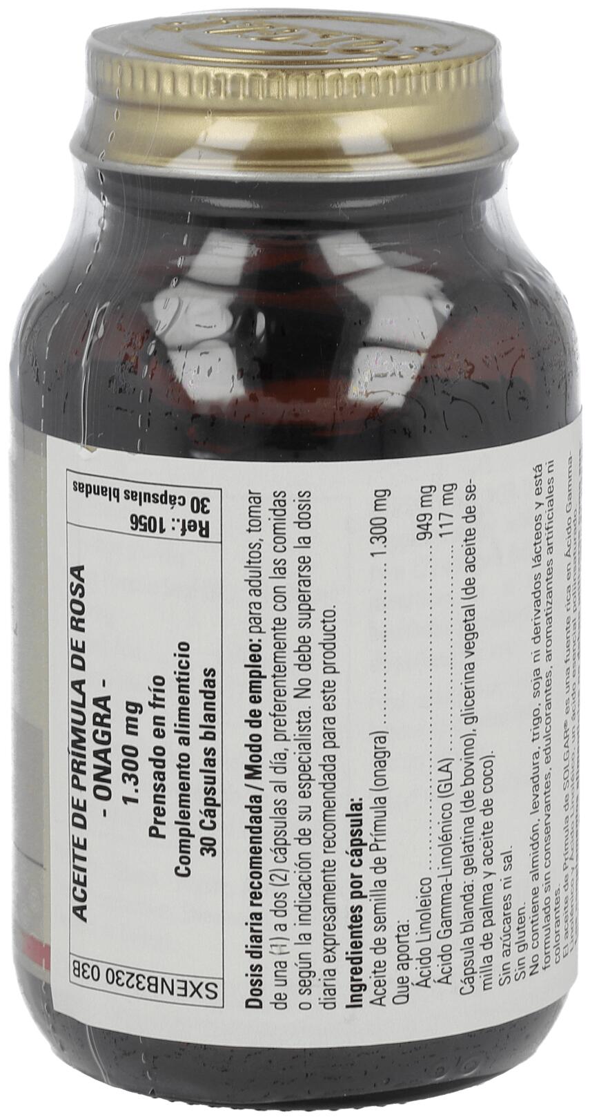 Aceite Primula Rosa 1300 mg 30 Perlas 2/3