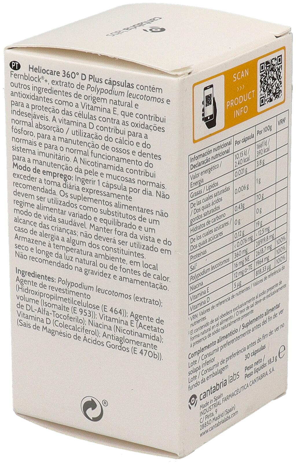 360º D Plus 30 Cápsulas 2/3
