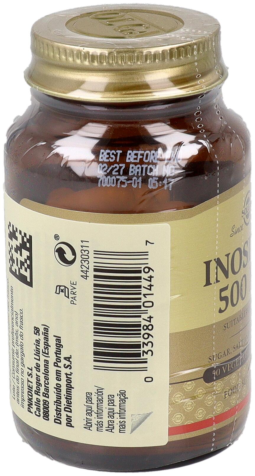 Inositol 500 mg 50 Cápsulas 3/3