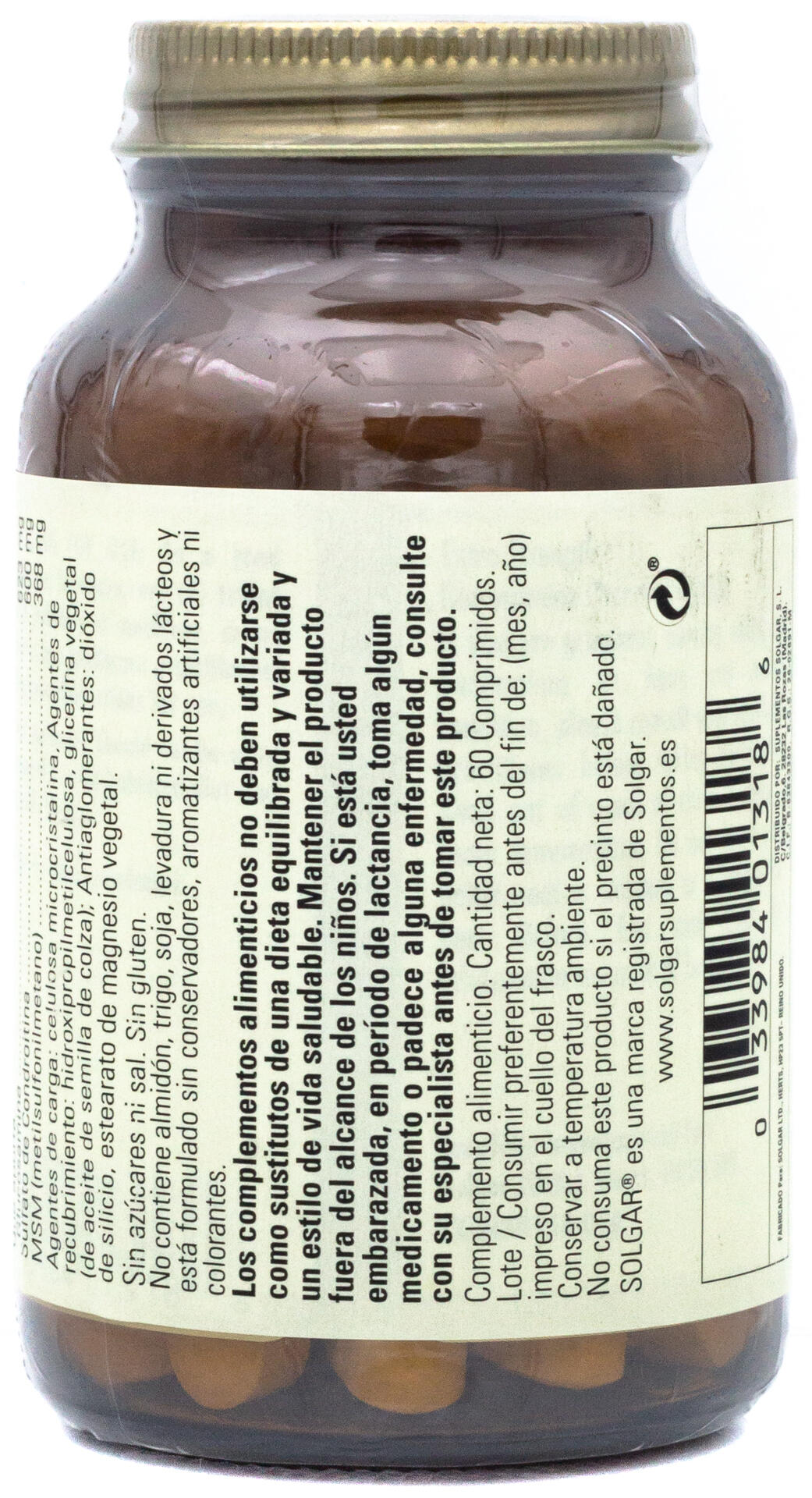 Aminoacidi Ossa e articolazioni Glucosamine Chondroitin Msm 60 pcs 3/3