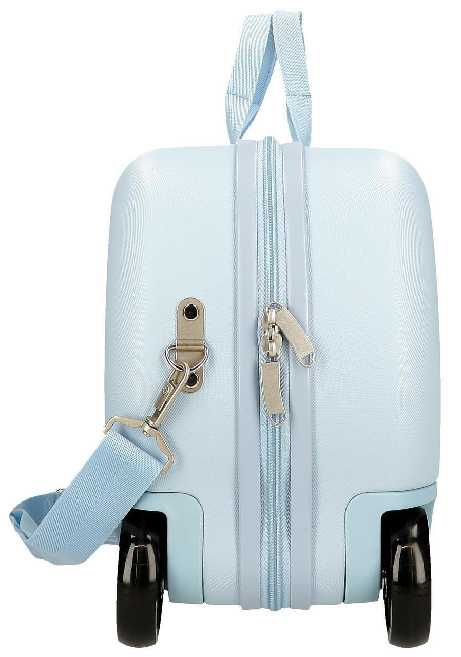 Mala Infantil Disney Family pixar Abs com capacidade de 28L azul claro 5/5