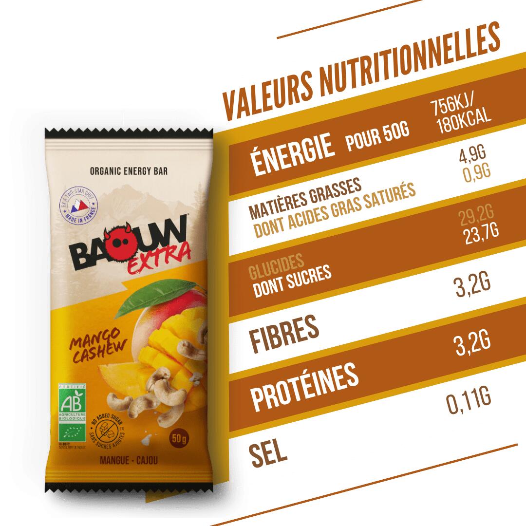Barre Extra BIO Mangue & Cajou 50 g 7/7