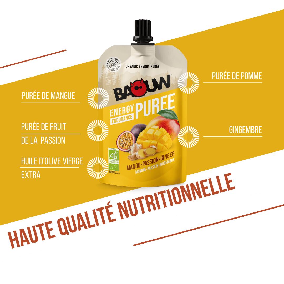 Purée BIO Mangue, Fruit de la Passion et Gingembre 90 g 2/8