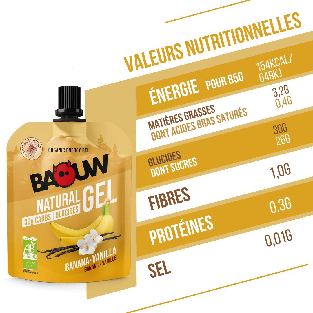 Gel énergétique BIO banane & vanille 85 g 7/8