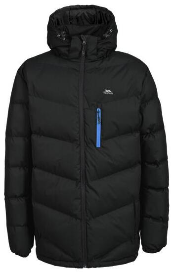 Trespass Blustery Herren Steppjacke Schwarz