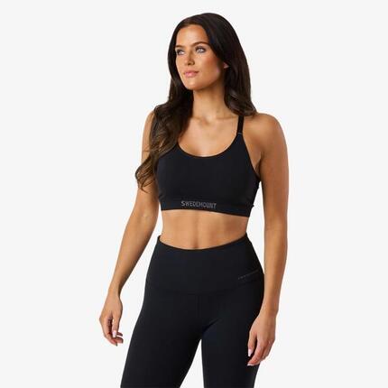 Biustonosz sportowy Trening Damska Swedemount Core Strap Bra Oddychający