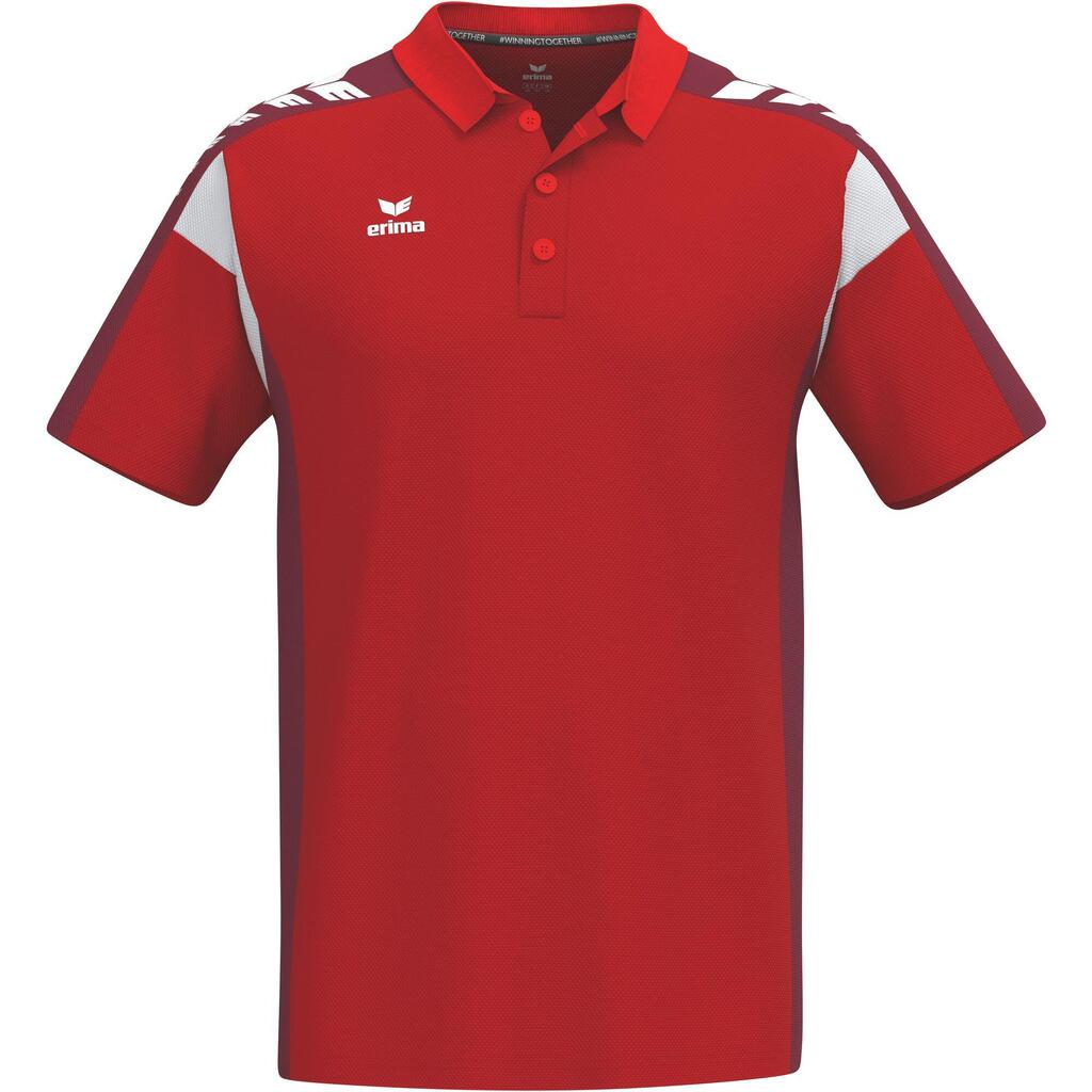 Erima Celebration 125 Men's and Women's Red Performance Polo
