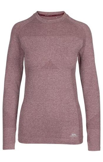 Trespass Pelina Damen Active Top 1/2 Reißverschluss Rosa