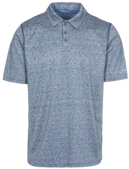 Trespass Monocle Polo homme manches courtes bleu marine