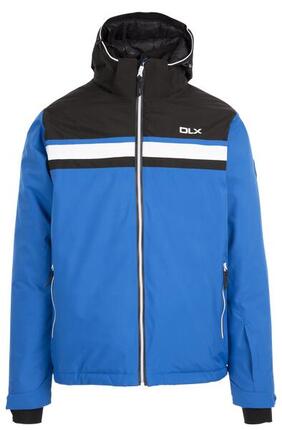 Dlx Vaughn Veste de ski homme bleue, imperméable, rembourrage effet duvet