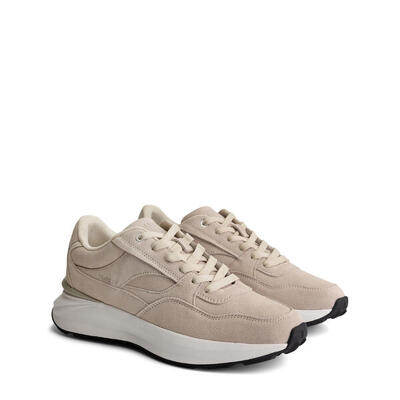 Ramsgate heren - sneakers - suede - zand